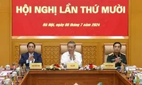 Chủ tịch nước Tô Lâm và Thủ tướng Phạm Minh Chính dự Hội nghị Quân ủy Trung ương