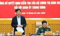 Công bố quyết định kiểm tra của Bộ Chính trị, Ban Bí thư năm 2025 đối với Quân ủy Trung ương