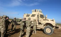 Quân đội Mỹ tại chiến trường Syria. Ảnh: AFP