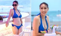Hoa hậu Hà Kiều Anh tung ảnh bikini khoe dáng nuột nà gợi cảm