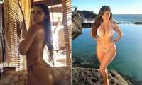 Demi Rose tung ảnh bán nude &apos;bỏng mắt&apos; hậu ‘bảo dưỡng’ vòng ba ngoại cỡ