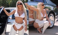 Mặc quần lộ hết nội y, Kim Kardashian bị &apos;ném đá&apos;