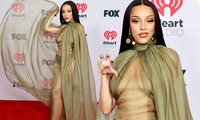 Doja Cat mặc váy xuyên thấu siêu bạo, không khác bán khỏa thân trên thảm đỏ
