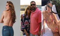 Sao Hollywood: Minh tinh U60 bán khỏa thân gợi cảm, Dua Lipa sexy với bikini bé xíu