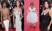 Cannes ngày 1: Người mẫu Pháp Didi Stone &apos;hở bạo&apos; khi diện mốt ngực trần