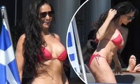 Demi Moore 60 tuổi vẫn quyến rũ khó cưỡng với bikini bé xíu