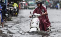 TPHCM nguy cơ ngập một số tuyến đường vào chiều tối do mưa