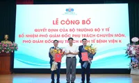 Bộ trưởng Bộ Y tế bổ nhiệm 2 tân Phó Giám đốc Bệnh viện K
