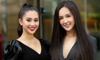 Hoa hậu Mai Phương Thuý và Hoa hậu Tiểu Vy lần đầu có dịp đọ sắc cùng nhau