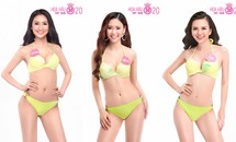 30 thí sinh Hoa hậu Việt Nam khoe dáng nóng bỏng trong bộ ảnh bikini