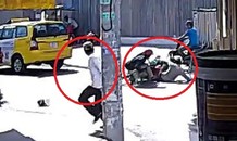 Chủ nhà lao ra nhanh như cắt, kéo 2 kẻ trộm ngã sấp mặt