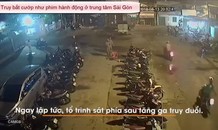 Truy bắt cướp như phim hành động ở trung tâm Sài Gòn