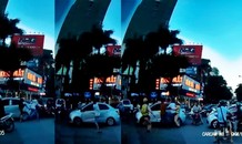 CSGT không chế cực nhanh tài xế dùng tuýp nước đánh người sau va chạm