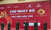 Khởi động Chủ Nhật Đỏ 2018 tại Học viện Hậu cần