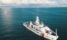 Tàu Cảnh sát biển 8001 giao lưu với Lực lượng Bảo vệ Bờ biển Ấn Độ