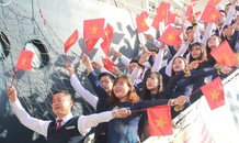 Màn giới thiệu ấn tượng của các đoàn đại biểu Tàu Thanh niên SSEAYP
