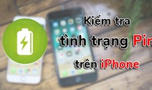 Cách kiểm tra độ chai pin trên Iphone