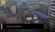 Dịch chuyển tòa khách sạn 5.000 tấn ở Trung Quốc