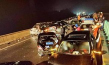 Hơn 100 ôtô tông liên hoàn trên cao tốc Trung Quốc