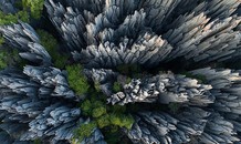 Rừng đá vôi sắc như dao cạo 'không thể đi chân trần' ở Madagascar