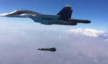 Cận cảnh chiến đấu cơ Nga Su-34 thả bom đầy uy lực