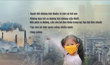 Cách bảo vệ trẻ trong môi trường không khí ô nhiễm