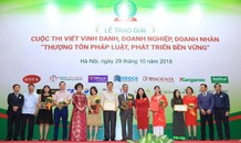 Hàng trăm bài dự thi 'Thượng tôn pháp luật, phát triển bền vững'