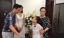 Clip hậu trường Trà tiểu tam 'Hoa hồng trên ngực trái' á khẩu vì con chồng