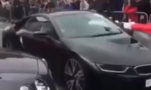 Xe siêu sang Bentley Continental GT va chạm với BMW i8