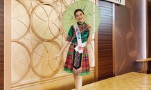 Á hậu Tường San được cổ vũ nồng nhiệt khi trình diễn 'Để mị nói cho mà nghe'