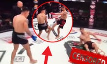 Võ sĩ MMA dính chấn thương kinh dị sau khi tấn công đối thủ
