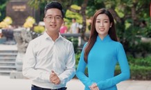 Hoa hậu Mỹ Linh giới thiệu về Đại hội Đoàn thành phố Hà Nội