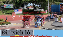 Xích lô sắc màu có một không hai hút khách ở Malaysia