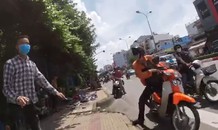 Xem Cảnh sát Hình sự truy đuổi bắt cướp như phim hành động ở Sài Gòn