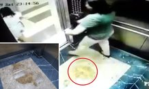 Sốc với chuyện khách nữ tè bậy trong thang máy chung cư Hà Nội