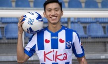 Văn Hậu liên tục ghi dấu ấn ở đội trẻ Heerenveen