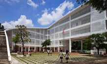 Trường học 6.000 m2 hình chữ S