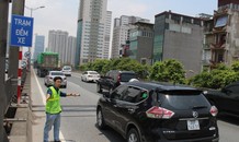 Tận thấy công nghệ đếm xe tự động tại đường trên cao Vành đai 3