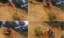 Màn 'parkour' siêu đỉnh của máy xúc trong cuộc thi thế giới