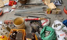 Thu giữ lựu đạn, bom xăng, bắt các đối tượng gây rối ở xã Đồng Tâm
