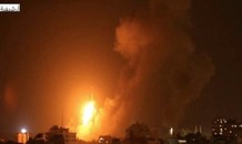 Israel không kích hàng loạt mục tiêu ở Syria lúc nửa đêm