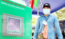 Thầy trò sáng chế cổng kiểm soát lượt người vào chợ