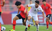 Thắng nghẹt thở Jordan, U23 Hàn Quốc vào bán kết giải châu Á