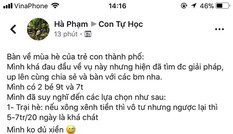 Chia sẻ đáng nói của một bà mẹ về kế hoạch mùa Hè cho con trẻ Chia sẻ đáng nói của một bà mẹ về kế hoạch mùa Hè cho con trẻ