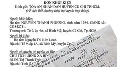 Thượng úy CSGT kiện chủ tịch xã vì bị nhận xét xấu