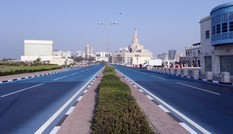 Đường phố Doha chuyển màu xanh