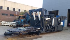 Cỗ máy ép bẹp 25 ôtô mỗi giờ