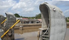 Cống thủy lợi hình cá heo