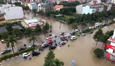 Thành Vinh 'thất thủ' sau trận mưa xối xả