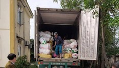Bắt giữ hơn 10 tấn nội tạng bốc mùi trên xe container từ TPHCM ra Quảng Ninh